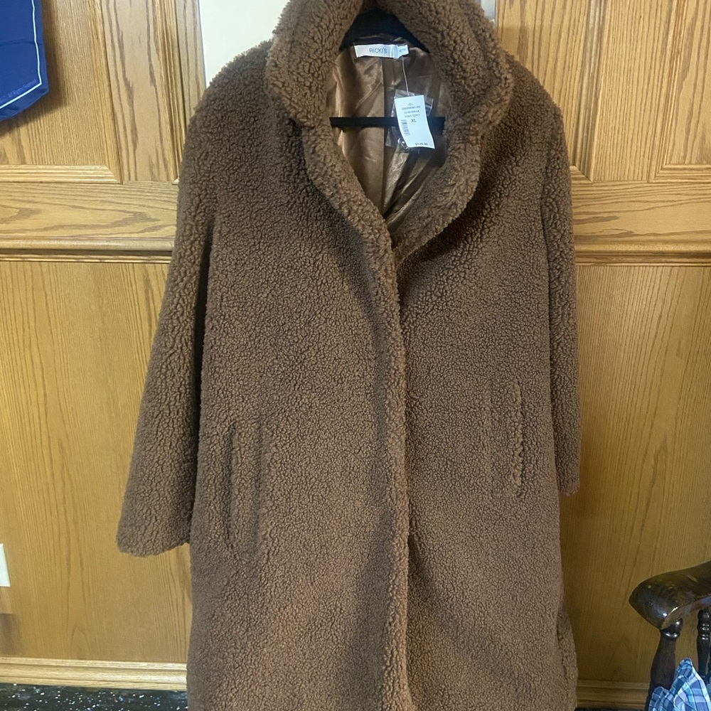 Cozy Brown Teddy Coat